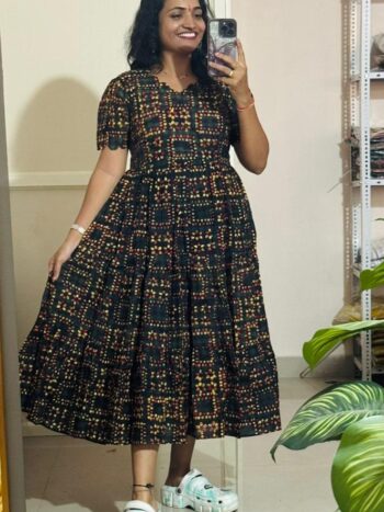 SRIU674 Batik Frocks